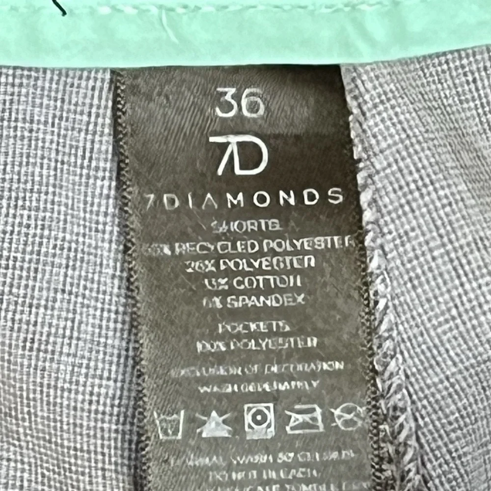 7 Diamonds Shorts Gray Momentum Performance‎ Hybrid 10
